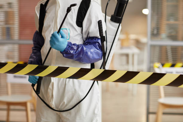 Professional Hoarding Cleanup technician working in Montague, MI